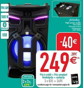 Cora Pickering high power audio pkg1880 aanbieding
