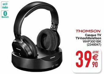 Cora Thomson casque tv tv-hoofdtelefoon whp3001bk aanbieding