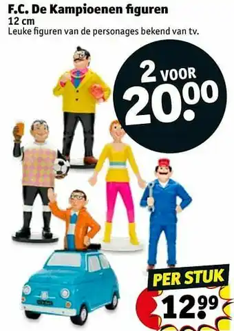 Kruidvat F.c. de kampioenen figuren aanbieding