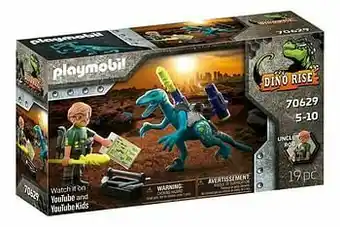 Dreamland PLAYMOBIL Dino Rise 70629 Uncle Rob - bewapenen voor de strijd aanbieding