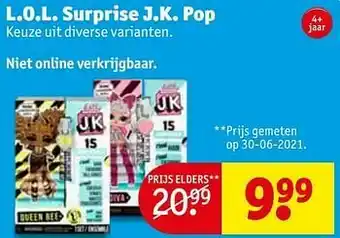 Kruidvat L.o.l. surprise j.k. pop aanbieding