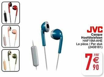 Cora Jvc casque hoofdtelefoon haf19m-ahe aanbieding