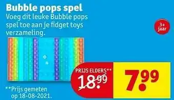 Bubble pops spel