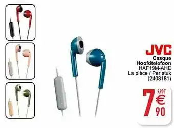 Cora Jvc casque hoofdtelefoon haf19m-ahe aanbieding