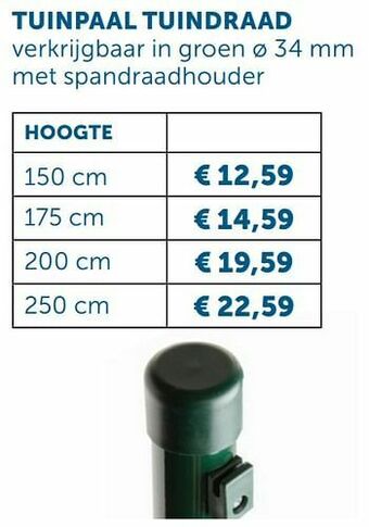 Zelfbouwmarkt Tuinpaal tuindraad aanbieding