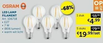 Led lamp filament