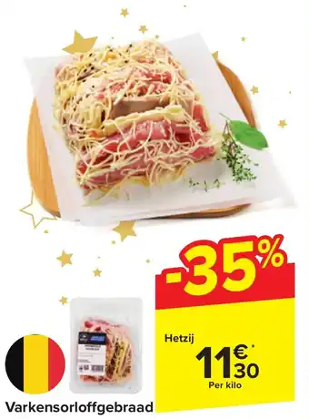 Carrefour Market Varkensorloffgebraad aanbieding
