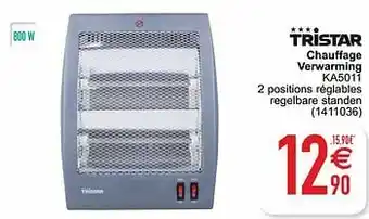 Cora Tristar chauffage verwarming ka5011 aanbieding