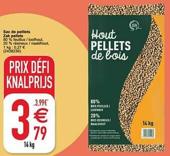 Cora Sac de pelllets zak pellets aanbieding