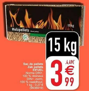 Cora Sac de pellets zak pellets eifuel aanbieding
