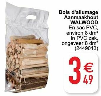 Cora Bois d`allumage aanmaakhout walwood aanbieding