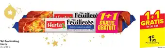 Carrefour Market Herta Set bladerdeeg 2 x 230g aanbieding