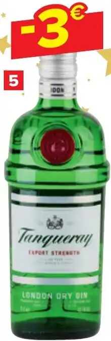 Carrefour Market Tanqueray Gin London Dry 43.1% 70cl aanbieding