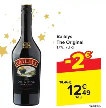 Carrefour Market Baileys The Original 17%, 70 cl aanbieding