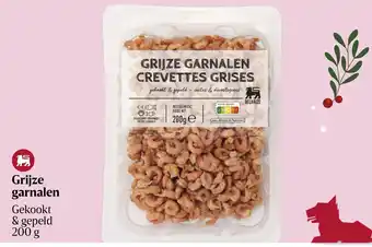 Delhaize Grijze garnalen 200g aanbieding