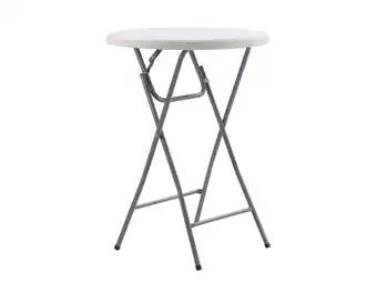 Hubo Garden plus apero bartafel 80cm grijs/wit aanbieding