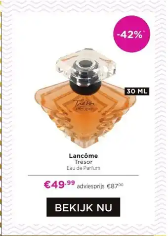 ICI PARIS XL Lancôme Trésor Eau de Parfum 30mL aanbieding
