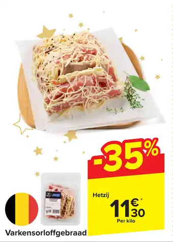 Carrefour Market Varkensorloffgebraad aanbieding
