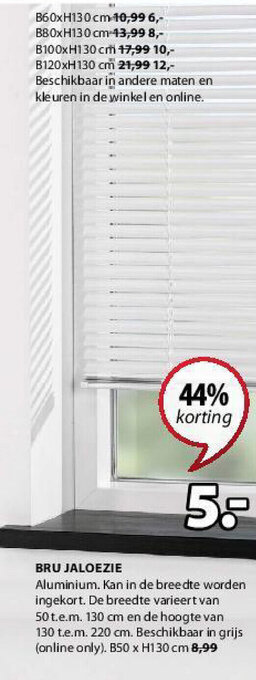 Jysk Bru Jaloezie aanbieding