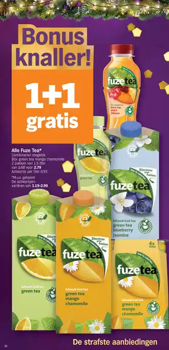 Albert Heijn Alle Fuze Tea aanbieding