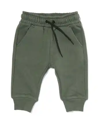 HEMA Hema baby sweatbroek donkergroen (donkergroen) aanbieding