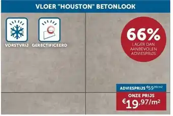 Vloer houston betonlook