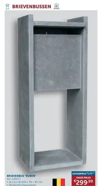Zelfbouwmarkt Brievenbus ruben aanbieding