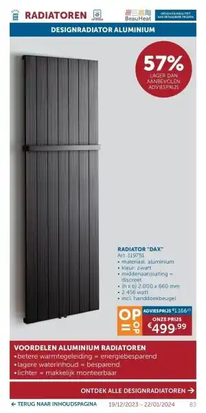 Radiator dax
