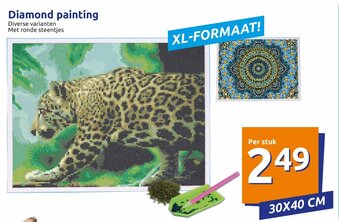Action Diamond painting aanbieding