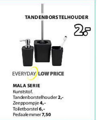 Jysk Mala Serie aanbieding