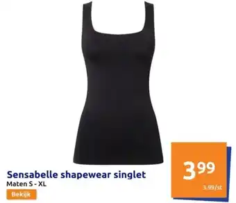 Action Sensabelle shapewear singlet aanbieding