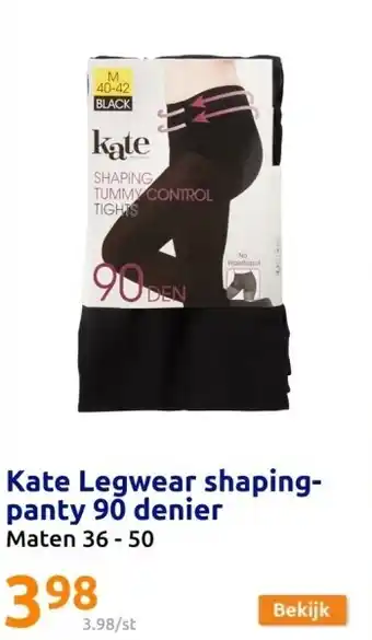 Action Kate legwear shaping-panty 90 denier aanbieding