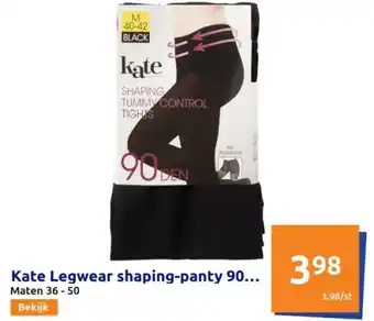 Action Kate legwear shaping-panty 90 denier aanbieding