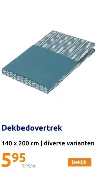 Action Dekbedovertrek aanbieding