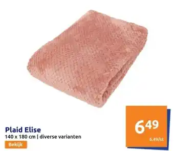 Action Plaid elise aanbieding