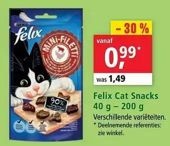 Maxi Zoo Felix cat snacks aanbieding