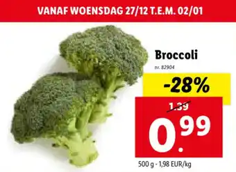 Lidl Broccoli aanbieding