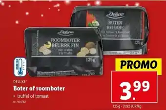 Lidl Boter of roomboter aanbieding