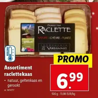 Lidl Assortiment raclettekaas aanbieding
