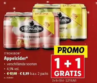 Lidl Appelcider aanbieding