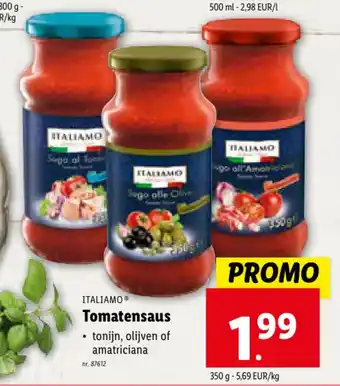 Lidl Tomatensaus aanbieding