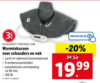 Warmtekussen voor schouders en nek