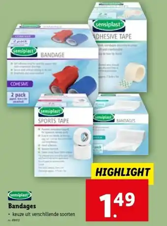 Lidl Bandages aanbieding