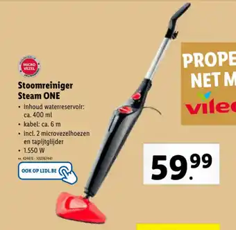 Lidl Stoomreiniger Steam ONE aanbieding