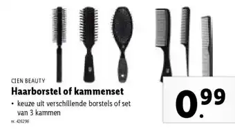 Lidl Haarborstel of kammenset aanbieding