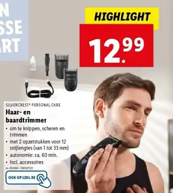 Lidl Haar- en baardtrimmer aanbieding