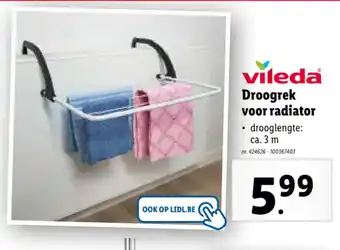 Lidl Droogrek voor radiator aanbieding