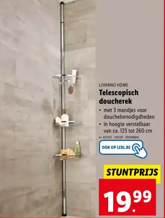 Lidl Telescopisch doucherek aanbieding