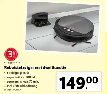 Lidl Robotstofzuiger met dweilfunctie aanbieding
