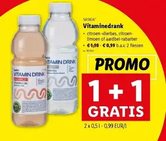 Lidl Saskia vitaminedrank aanbieding